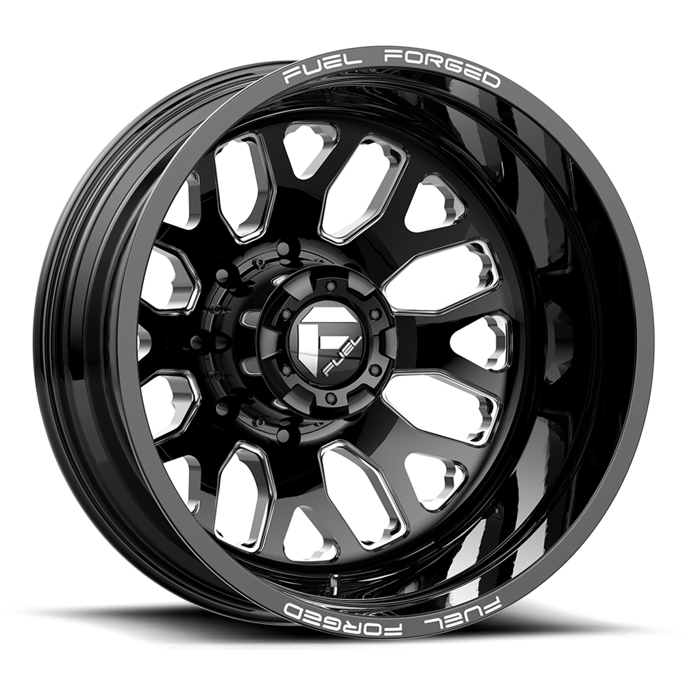 Fuel Mono DE19 FF19D GLOSS BLACK MILLED 22X8.25