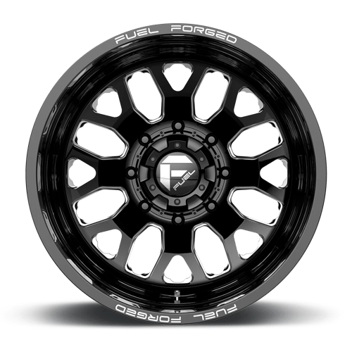 Fuel Mono DE19 FF19D GLOSS BLACK MILLED 22X8.25