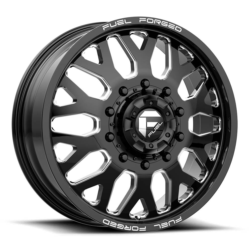 Fuel Mono DE19 FF19D GLOSS BLACK MILLED 22X8.25