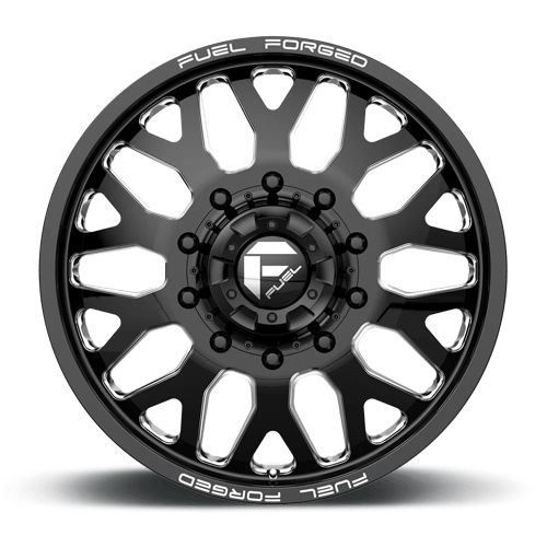 Fuel Mono DE19 FF19D GLOSS BLACK MILLED 22X8.25