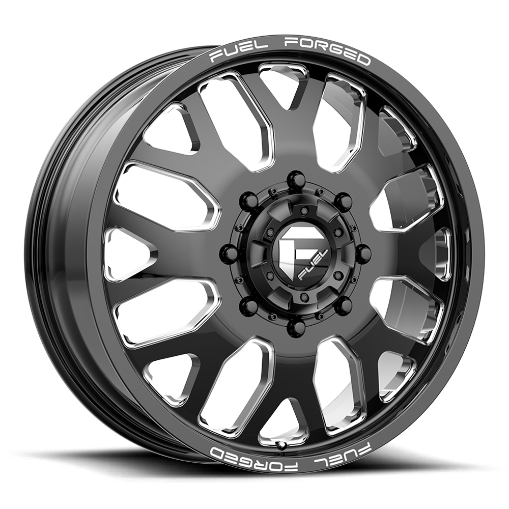 Fuel Mono DE19 FF19D GLOSS BLACK MILLED 22X8.25
