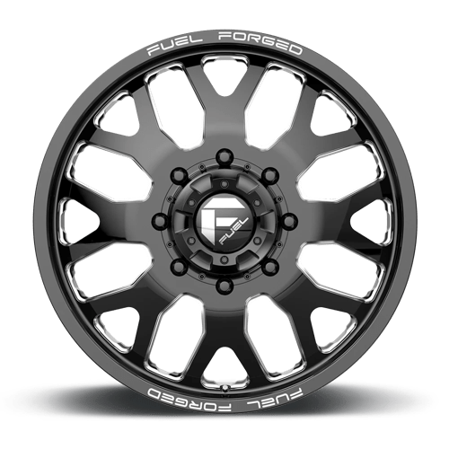 Fuel Mono DE19 FF19D GLOSS BLACK MILLED 22X8.25