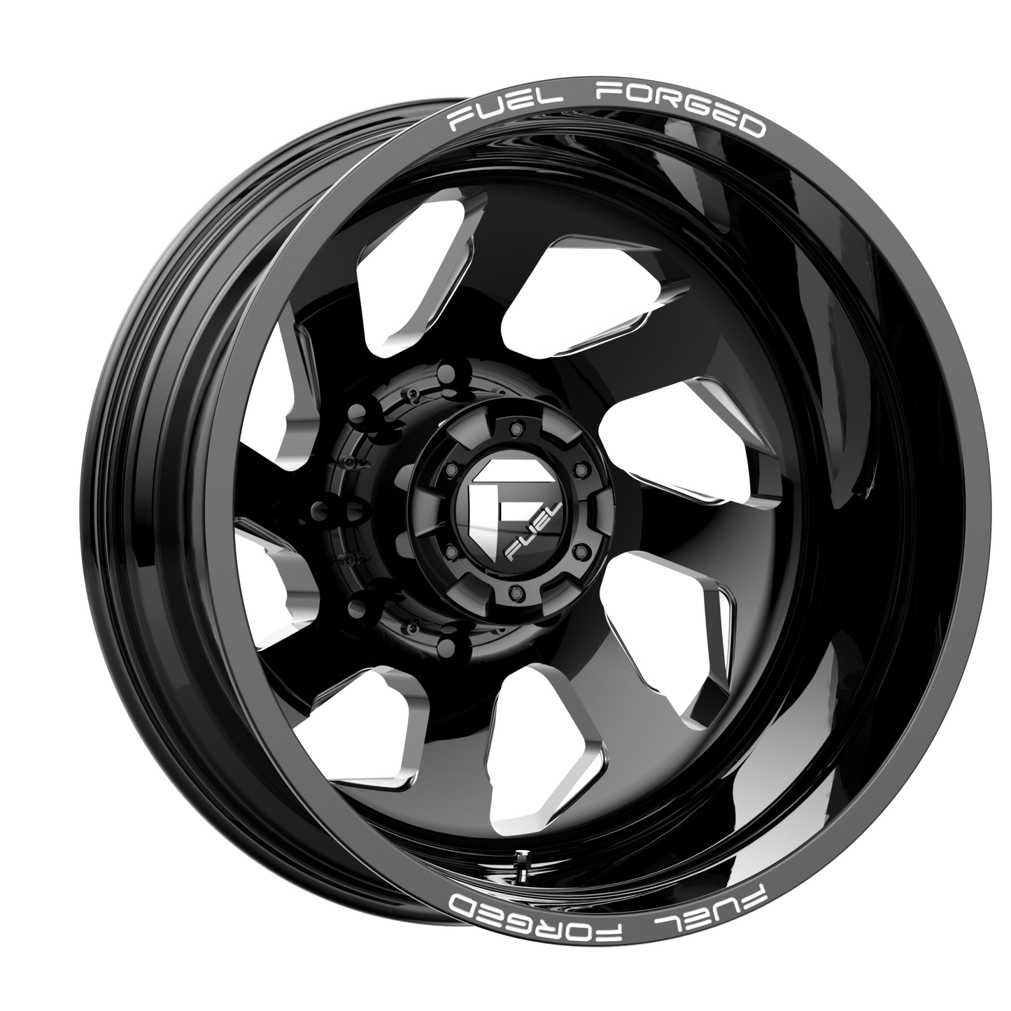 Fuel Mono DD39 FF39D GLOSS BLACK MILLED 22X8.25