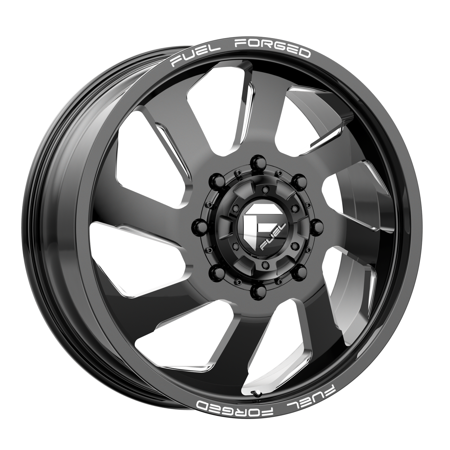 Fuel Mono DD39 FF39D GLOSS BLACK MILLED 22X8.25