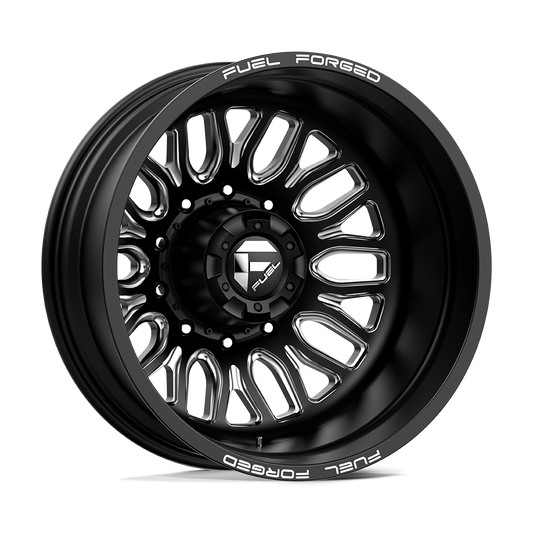 Fuel Mono DB66 FFC66 MATTE BLACK MILLED 20X8.25